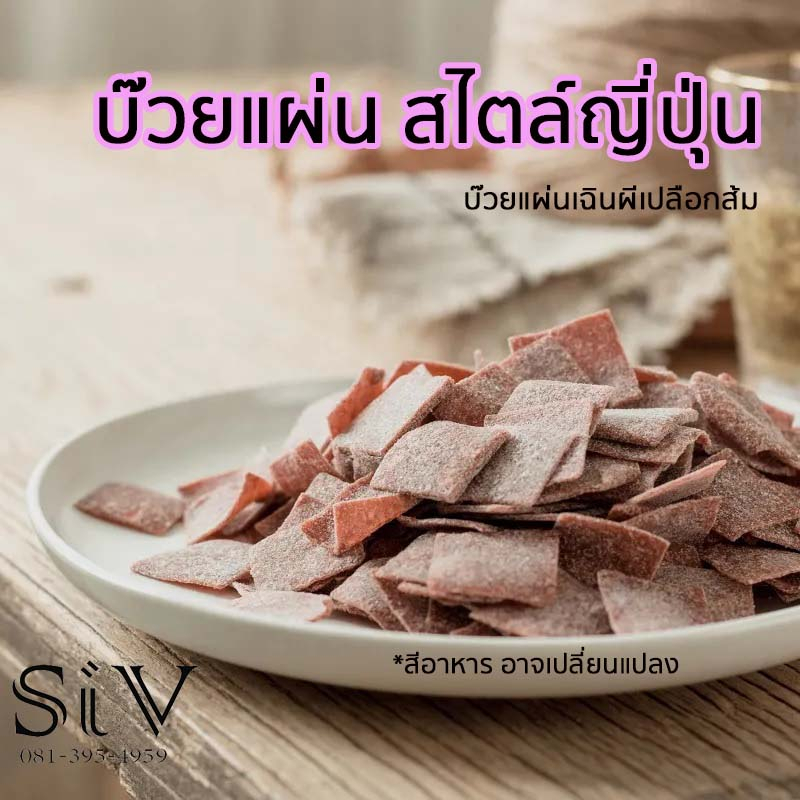 -SiV Mall- บ๊วยแผ่นญี่ปุ่น บรรจุ 100 กรัม บ๊วยญี่ปุ่น บ๊วยสามรส บ๊วยแผ่นนุ่ม บ๊วยแผ่น อร่อยเคี้ยวเพลิน