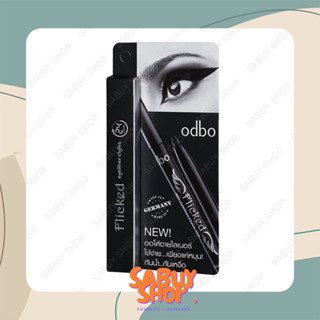 (1ชิ้น) OD323 Odbo Flicked Eyeliner Styles โอดีบีโอ ฟลิค อายไลเนอร์ สไตล์