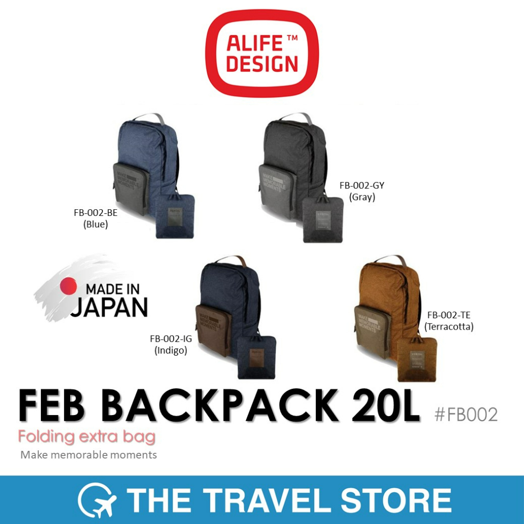 ALIFE DESIGN FEB Backpack 20L (Water resistance)