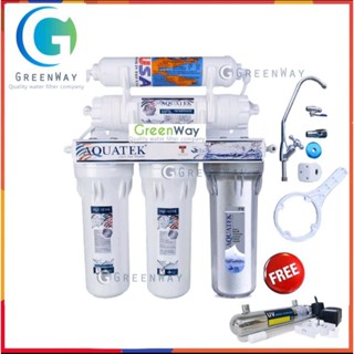 เครื่องกรองน้ำ 6-7ขั้นตอน Aquatek UF + UV