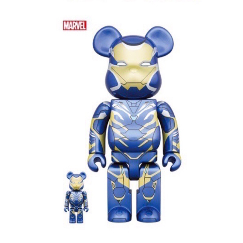 BEARBRICK IRON MAN RESCUE SUIT 100％ & 400％