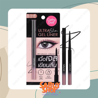 (0.07g.x1แท่ง) Cathy Doll Ultra Slim Gel Liner เคที่ดอลล์ อัลตร้า สลิม เจล ไลน์เนอร์