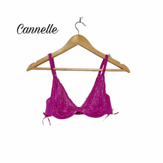 Cannelle Bra  เสื้อชั้นในสีดำซีทรู สีชมพู ของใหม่ Sexy  สายปรับได้ เสื้อชั้นในลูกไม้ ด้านหลัง 3 ตะขอ