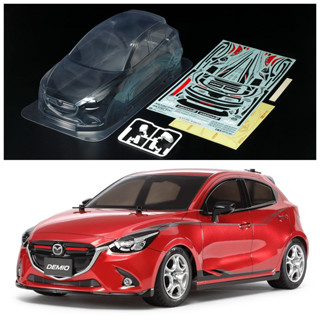 TAMIYA 51591 บอดี้ Mazda 2 สำหรับรถตระกูล M-chassis ที่มี wheelbase 239mm ยังไม่ได้ตัดเจาะและทำสี