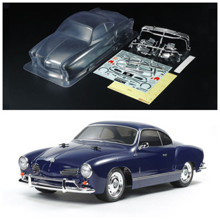 TAMIYA 51635 บอดี้ VOLKSWAGEN KARMANN GHIA ยังไม่ได้ตัดเจาะและทำสี สำหรับรถตระกูล M-chassis ที่มี wheelbase 239mm