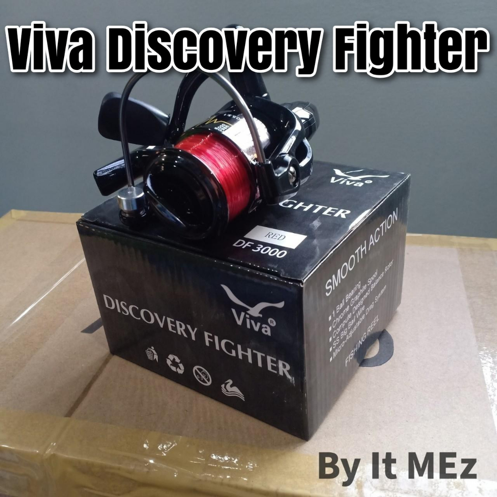 ของแท้ ราคาถูก รอกตกปลา รอกสปิน รอกวีว่า Viva Discovery Fighter DF เหมาะสำหรับงานบ่อ หน้าดิน หมายธรรมชาติ Spinning
