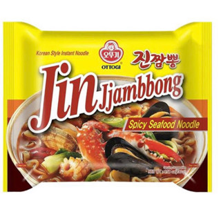 Ottoki jin jjampong 130g. จินจัมปง ราเมน ราเมนรสทะเลเผ็ด จากเกาหลี🇰🇷