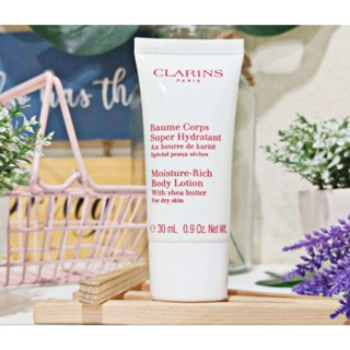 ✨สูตรใหม่ค่ะ✨🌿ผิวชุ่มชื้นยาวนาน+ผิวเนียนนุ่ม🌿Clarins Moisture Rich Body Lotion With Shea Butter 100ml.