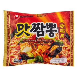 Nongshim champong noodle soup 130g. นงชิม จัมปง นู้ดเดิลซุป จากเกาหลี🇰🇷