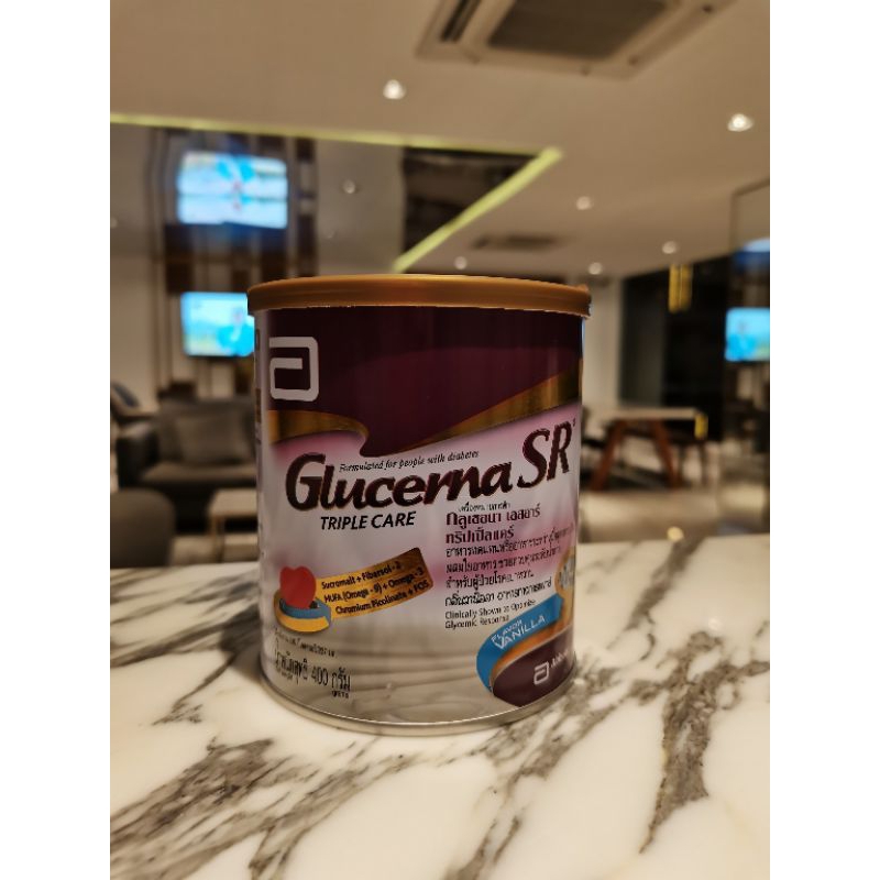 กลูเซอน่า Glucerna SR 400 กรัม (หมดอายุ 12/06/2026)