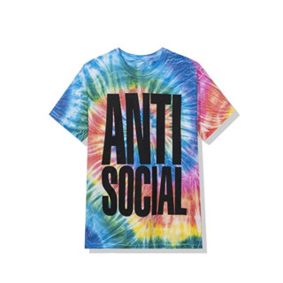 Anti Social Social Club Heartwave Rainbow Dye Shirt