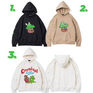 [ ของแท้ ] เสื้อฮู้ดดี้ CARNIVAL® x Bar B Q Plaza "Born To Grill" Collection HOODIE ของใหม่ พร้อมส่ง