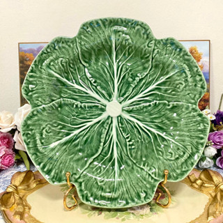 Bordallo Pinheiro Cabbage Charger Plate จานใหญ่ จาน 12 นิ้ว