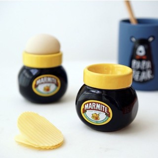 พร้อมส่ง🛒 ถ้วยเซรามิครูปกระปุก Marmite