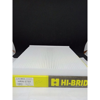 กรองแอร์   NISSAN. MARCH. ALMERA. กว้าง  21  ซม.  ยาว  22  ซม.  หนา  2  มิล  HI. BRID. HRN. 2702. ราคา  145  บาท