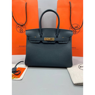 กระเป๋าถือ Birkin หนัง togo  Size 30 cm อะไหล่ทอง