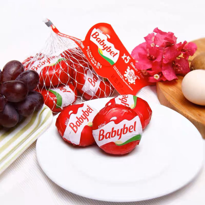 🔥พร้อมส่ง🔥ชีส มินิเบบี้เบลชีส 1 ถุง มี 5 ลูก Mini Babybel Cheese (อ่านรายละเอียดก่อนสั่ง)