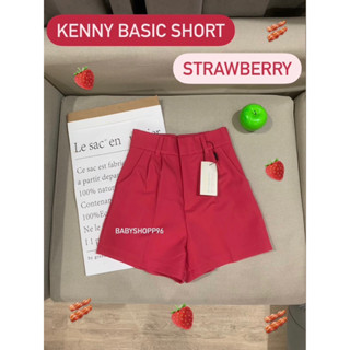 (XS-4XL) NEW KENNY สีใหม่ 🍓🥓🧸เป็นกางเกงทรงขาสั้นเอวสูง ทรงสวยมีสไตล์ งานตัดเย็บอย่างดี ผ้าเคนนี่อย่างดีผ้าไม่ยับ ผ้าหนา