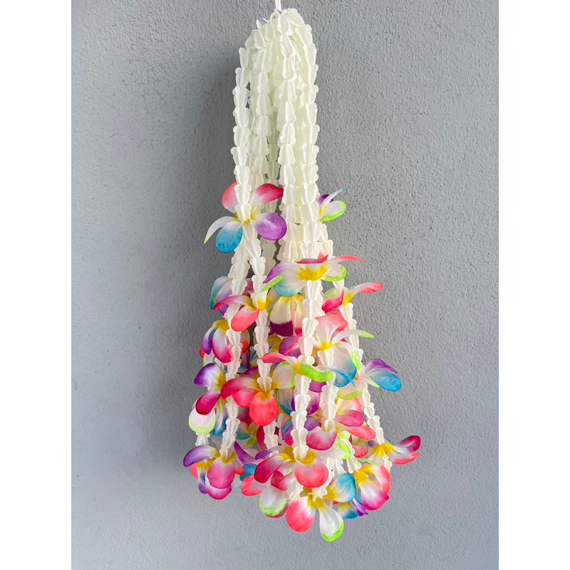 พวงมาลัยสงกรานต์ พวงมาลัยฮาวาย ราคาส่ง เส้นละ 10 บาท