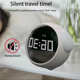 LED Expression นาฬิกาปลุก Snooze ฟังก์ชั่นเด็กตารางเด็กสมาร์ทปรับ Ringtone ขนาดความสว่าง Voice Control