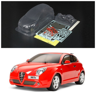 TAMIYA 51404 บอดี้ Alfa Romeo MiTo สำหรับรถตระกูล M-chassis ที่มี wheelbase 239mm ยังไม่ได้ตัดเจาะและทำสี