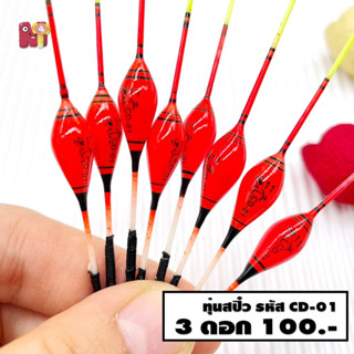 ทุ่นสปิ๋ว ตกกุ้ง ตกปลา ทุ่นตัวเล็ก จัดส่งไว