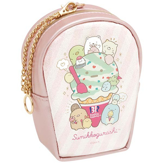 กระเป๋า Sumikko Gurashi 31 Ice Cream Series Mini Bag ด้านหลังเป็นช่องใส ไว้โชว์ตุ๊กตาได้ (แบบตัวเล็ก) มีโซ่คล้อง