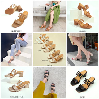 Restocked กลับมาแล้ว ! KARINE รองเท้าส้นสูงรุ่น Lucy Heels 2 นิ้ว (ถ้าเท้าไม่ผอม แนะนำบวก 1 ไซส์จากปกติ)