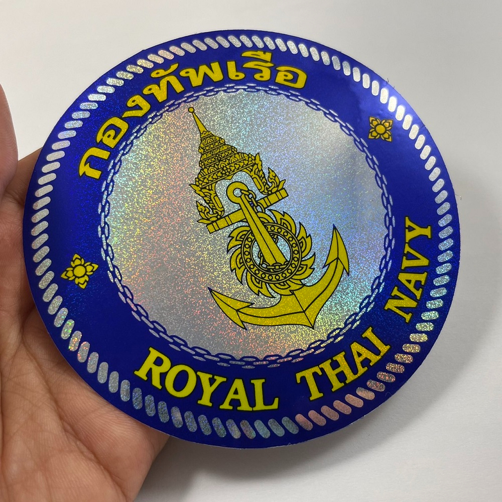 สติ๊กเกอร์ กองทัพเรือ ทหารเรือ สติ๊กเกอร์ติดรถยนต์ มอเตอร์ไซค์ สะท้อนแสง กันน้ำ แต่งรถ สติกเกอร์ ติดกระจก ท้ายรถ หน้ารถ