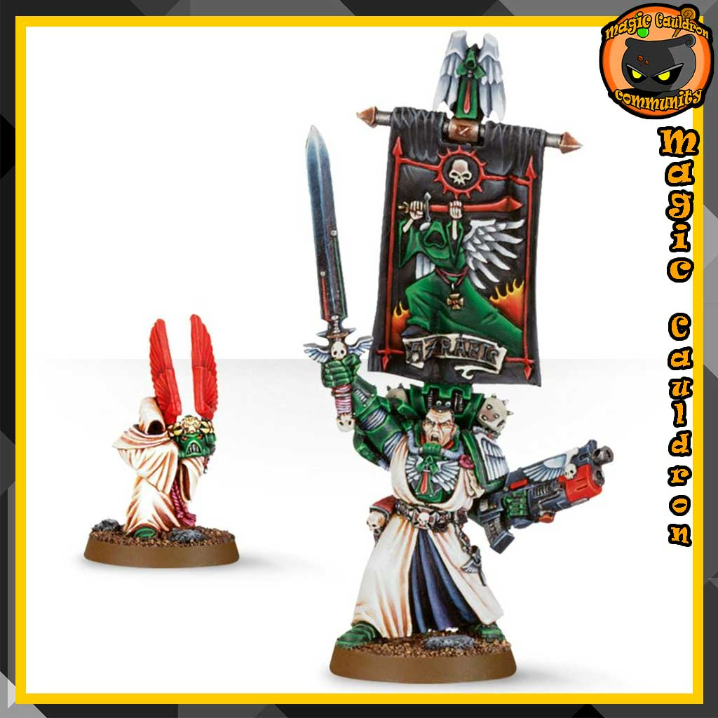พร้อมส่ง Warhammer 40K โมเหล็ก Dark Angel Azrael Supreme Grand Master (กล่อง Webdirect)