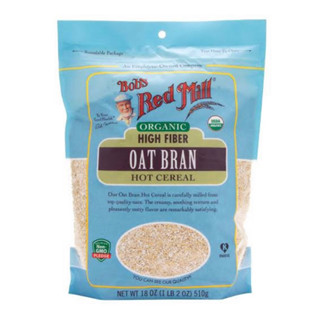 Bobs Red Mill organic Oat510กรัม รำข้าวโอ๊ตออแกนิคนำเข้าจากอเมริกา🇺🇸แท้100% ทำจากผิวชั้นนอกสุดของข้าวโอ๊ตเต็มเมล็ด