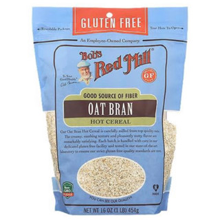 Bobs Red Mill GF Oat Bran 454กรัม รำข้าวโอ๊ตนำเข้าจากอเมริกา🇺🇸แท้100% ทำจากผิวชั้นนอกสุดของข้าวโอ๊ตเต็มเมล็ด