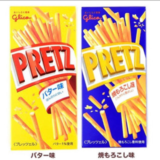 Pretz roast 22.5g. นำเข้าจากญี่ปุ่น🇯🇵 เพรซ Roast corn / Butter รสข้าวโพดอบและรสเนย