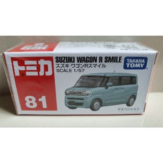 รถโมเดลเหล็ก Tomica #81 Suzuki Wagon R Smile