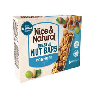 Nice &amp; natural nut bars yogurt 192ml. ถั่วบาร์อบแบบแท่งเคลือบโยเกิร์ต นำเข้าจาก นิวซีแลนด์🇳🇿