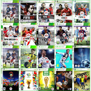 FIFA 6-19   XBOX 360 แผ่นเกม   ฟีฟ่า FIFA สำหลับเครื่อง แปลงระบบ RGH - JTAG หรือ LT2.0  LT3.0