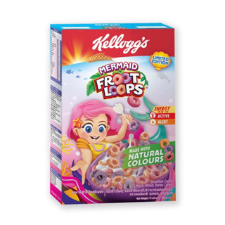 Kellogg’s Froot Loops mermaid limited edition 285g. ซีเรียลข้าวโพดอบกรอบ รุ่นเจ้าหญิงเมอร์เมด