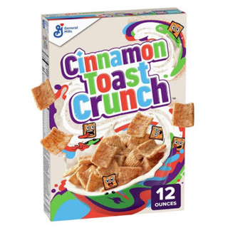 Cinnamon toast crunch 362g. ธัญพืชซีเรียลข้าวสาลีอบกรอบผสมอบเชยนำเข้าจากอเมริกา🇺🇸