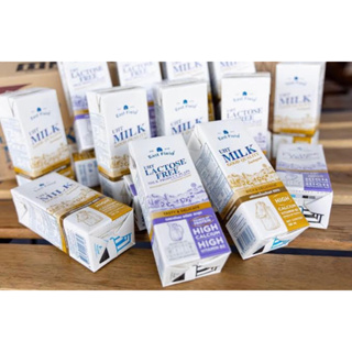 East Fleid UHT Milk full of taste /UhT lactose free แพ็ค3กล่อง นมยูเอชที 2สูตร 180มล.X3กล่อง