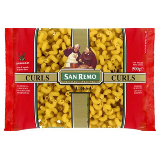 San remo Curls pasta 500g.เส้นพาสต้าแบบสั้นรูปหยัก นำเข้าจากออสเตรเลีย🇦🇺