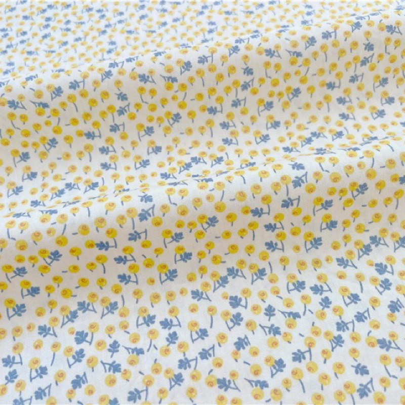 ผ้าแบ่งขาย 1 ชิ้น 1/2เมตร cotton twill  หน้ากว้าง 64“ ลายเล็ก เนื้อดี คอตตอนแท้ 💯% พร้อมส่งค่ะ - รูปที่ 2