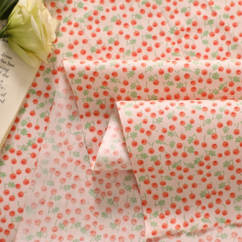 ผ้าแบ่งขาย 1 ชิ้น 1/2เมตร cotton twill  หน้ากว้าง 64“ ลายเล็ก เนื้อดี คอตตอนแท้ 💯% พร้อมส่งค่ะ - รูปที่ 4