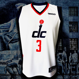 เสื้อบาส เสื้อบาสเกตบอล NBA Washington Wizards ทีม วอชิงตัน วิซาร์ดส์ #BK0052 รุ่น Association Bradley Beal#3 ไซส์ S-5XL