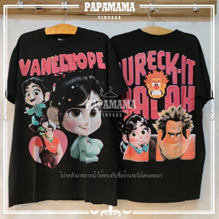 [ Wreck-It Ralph] ราล์ฟ วายร้ายหัวใจฮีโร่ Movie shirt เสื้อการ์ตูน เสื้อวินเทจ papamama vintage shirt