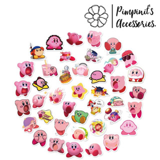 ʕ •ᴥ•ʔ ✿ พร้อมส่ง : สติ๊กเกอร์กันน้ำขนาดเล็กลายเคอร์บี | Kirby Nightmare in Dreamland Game Small Waterproof Sticker Set.