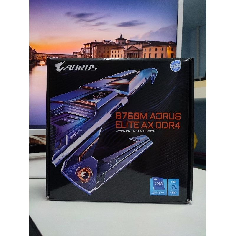 B760M AORUS ELITE AX DDR4 MAINBOARD GIGABYTE INTEL GEN13 ของใหม่ไม่ผ่านการใช้งาน