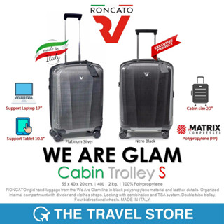 VALIGERIA RONCATO We Are Glam Cabin Trolley S กระเป๋าเดินทาง รอนคาโต้ วีอาแกรม ของแท้จากอิตาลี