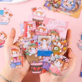 พร้อมส่ง 🐱 สติ๊กเกอร์แมวน่ารัก สติ๊กเกอร์ไดคัท PVC กันน้ำ 30 ชิ้น สติ๊กเกอร์แมว สติ๊กเกอร์การ์ตูน