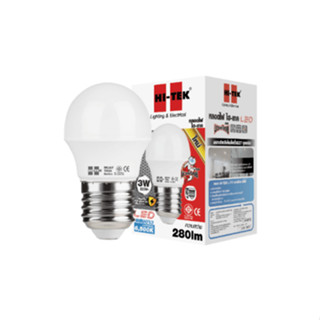 หลอดไฟ LED BULB HI-TEK MUAY THAI HLLM27003D 3W เดย์ไลท์