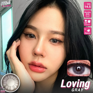 ร้านเลนส์สวยคอนแทคWink  Wow รุ่น loving /สีGray เทา  ไม่มีค่าสายตานำเข้าจากเกาหลี มี อย.100%โปรสุดWOW